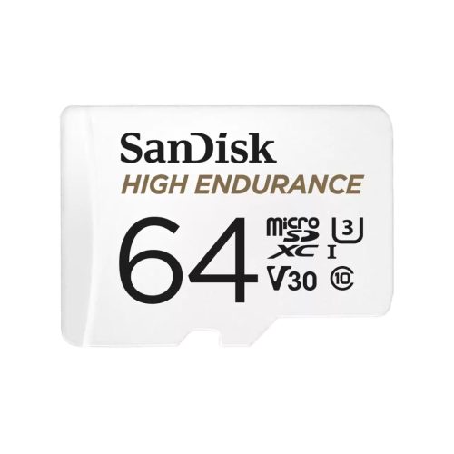 SanDisk, SD Kártya, 64GB, High Endurance, 100Mb/s
