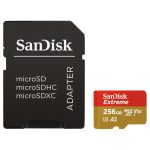 SanDisk, SD Kártya, 256GB, Extreme, 190Mb/s