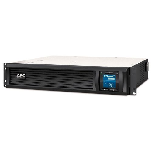 APC SMC1500I-2UC Smart-UPS C 1500VA 900W LCD 230V 2U Rack Smart Connect szünetmentes tápegység