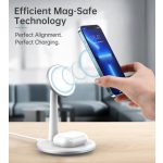 Choetech 2-1ben (Mágneses Wireless,fehér), töltő