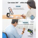 Choetech 15W (3-1ben, Wireless mobil, mágneses gyorstöltő), töltő