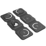 Choetech 3-1ben (összecsukható vezeték nélküli,fekete), töltő