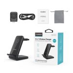 Choetech 3-1ben (Mágneses Wireless,fekete), Choetech