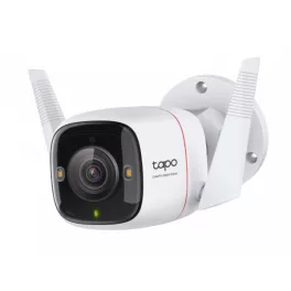   TP LINK Tapo C325WB kültéri biztonsági Wi-Fi kamera 2K QHD, 4MP, IP66, ColorPro, Night Vision, fehér