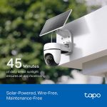 TP-Link TAPO C610 KIT kültéri napelemes Vezeték nélküli 2K 3MP 2× 850 nm IR LED kamera szett