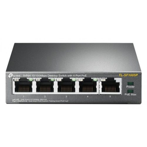 TP-LINK SWITCH TL-SF1005P 5-Port 10/100Mbps Desktop