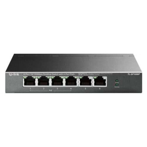 TP-LINK SWITCH TL-SF1006P 6-Port 10/100Mbps Desktop