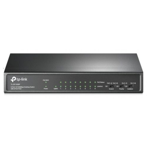 TP-LINK SWITCH TL-SF1009P 9-Port 10/100Mbps Desktop