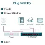 TP-LINK SWITCH TL-SF1009P 9-Port 10/100Mbps Desktop