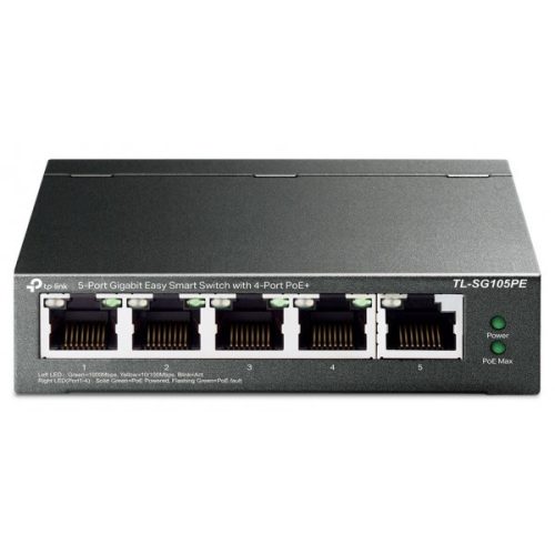 TP-LINK SWITCH TL-SG105PE 5-Port Gigabit Easy Smart