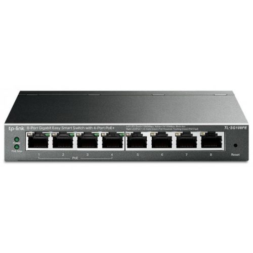 TP-LINK SWITCH TL-SG108PE 8-Port Gigabit Easy Smart