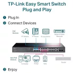 TP-LINK SWITCH TL-SG1428PE 28-Port Gigabit Easy Smart