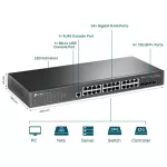 TP-LINK SWITCH TL-SG3428X JetStream 24Port Gigabit L2+