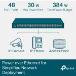 TP-LINK SWITCH TL-SG3452P JetStream 52 Port Gigabit L2+