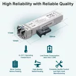 TP-LINK SFP MODUL TL-SM5110-LR 10G Base-LR SFP+ LC Receiver