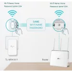 TP-LINK POWERLINE TL-WPA7517 KIT AV1000 Gigabit WiFi Kit