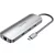 Vention USB-C -> HDMI/USB3.0x3/RJ45/SD/TF/PD (0,15m Szürke Aluminum Ötvözet), Dokkoló