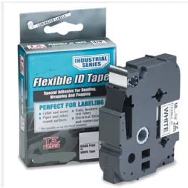   Utángyártott BROTHER TZe325 szalagkazetta 9mm x8m fekete alapon fehér felirat IK