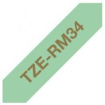 Brother TZe-RM34 12 mm széles 4 m hosszú szövetszalag