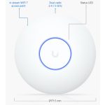 Ubiquiti UniFi U7-Lite 802.11be Wi-Fi 7 Dual-band beltéri Access Point