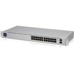 Ubiquiti UniFi USW-24 24port GbE LAN 2xGbE SFP port L2 menedzselhető switch