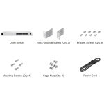 Ubiquiti UniFi USW-24 24port GbE LAN 2xGbE SFP port L2 menedzselhető switch