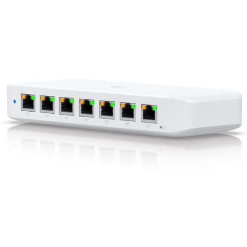 Ubiquiti UniFi USW-Ultra-210W 8xGbE LAN port 7x PoE+ (202W) LAN port L2 menedzselhető switch