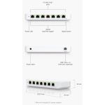Ubiquiti UniFi USW-Ultra-210W 8xGbE LAN port 7x PoE+ (202W) LAN port L2 menedzselhető switch