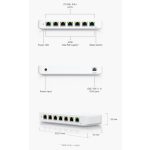 Ubiquiti UniFi USW-Ultra 8xGbE LAN port 7x PoE+ (52W) L2 menedzselhető switch