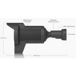 Ubiquiti UVC-AI-LPR-B LPR 8MP 4K fekete kültéri AI kamera