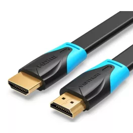 Vention HDMI, 2m, (lapos, fekete) , kábel