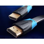 Vention HDMI, 2m, (lapos, fekete) , kábel