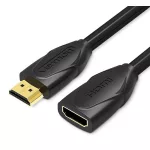 Vention HDMI/M -> HDMI/F (hosszabbító, fekete), 2m, kábel