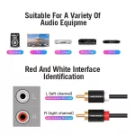Vention 2*RCA/M -> 2*RCA/M , (audio,fekete), 1m, kábel