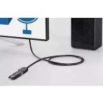 Vention USB 3.0,  (hosszabbító, fekete), 0,5m, kábel