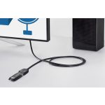 Vention USB 3.0,  (hosszabbító, fekete), 3m, kábel