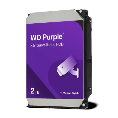 WD23PURZ 3,5 2TB belső SATAIII 5400RPM 64MB 24/7 Purple HDD