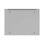 Lanberg WF01-6404-10S 19 4U SZÉL:600mm MÉLY:450mm MAG:290mm lapraszerelt üvegajtós szürke fali rack szekrény