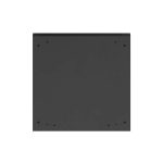 Lanberg WF01-6627-10B 19 27U SZÉL:600mm MÉLY:600mm MAG:1307mm lapraszerelt üvegajtós fekete fali rack szekrény