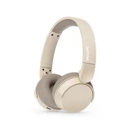   Fejhallgató, vezeték nélküli, Bluetooth 5.3, PHILIPS "TAH3209", bézs