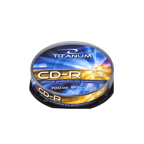 CD-R 700MB 52-56x cake box 10 db/doboz, Titanium Esperanza