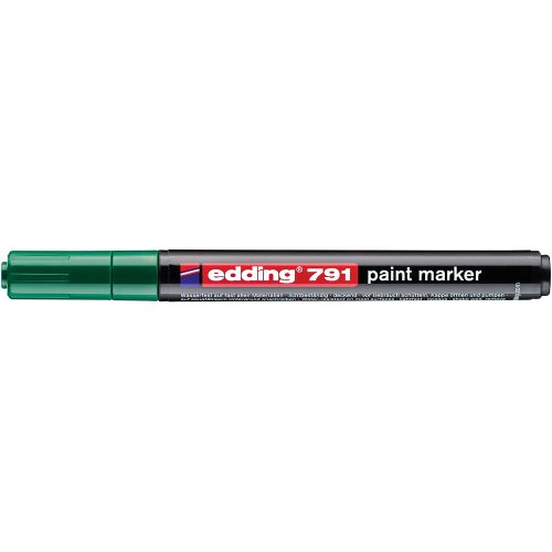 Lakkmarker 1-2mm, kerek Edding 791 zöld