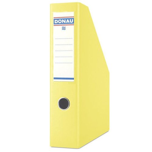 Iratpapucs 7,5cm,lapraszerelt, PP/karton, Donau, citromsárga