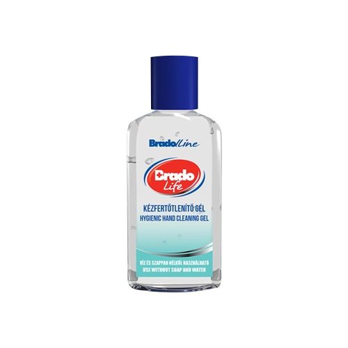 Kéz- és bőrfertőtlenítő gél 50 ml Bradolife classic