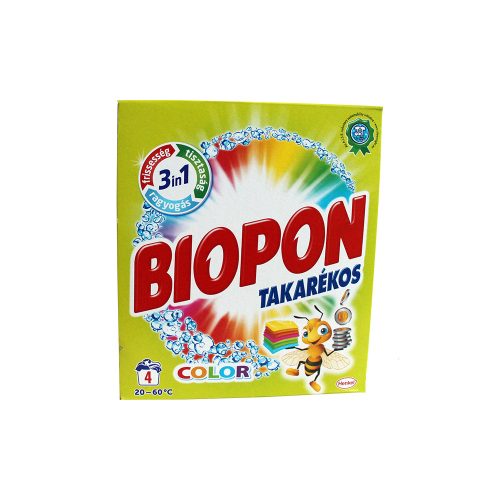 Mosópor 240 g (4 mosás) színes ruhákhoz Biopon Takarékos Color