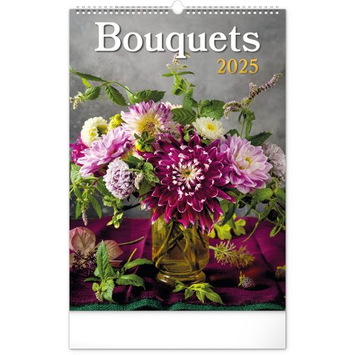 Falinaptár képes  330×460mm Bouquets  Realsystem 2025.