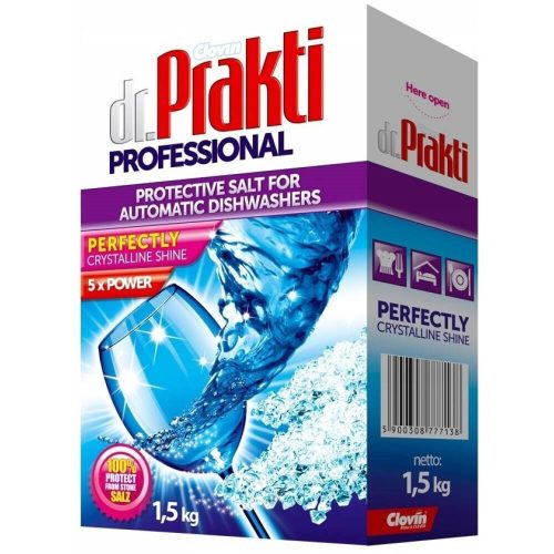 Mosogatógép regeneráló só 1,5 kg Dr. Prakti