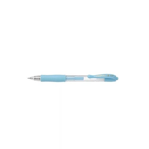 Zselés toll 0,7mm, nyomógombos Pilot G-2, írásszín pasztellkék