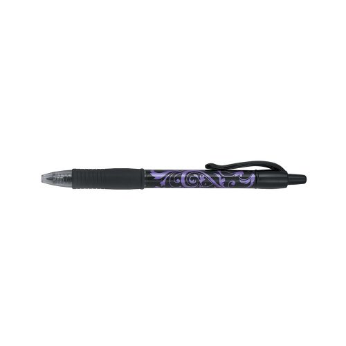 Zselés toll 0,7mm, nyomógombos Pilot G-2 Victoria medium tip, írásszín lila