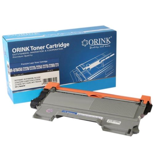 Orink Brother TN2220 TN2280 TN450 Utángyártott toner 2.600 oldal kapacitás